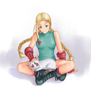 Cammy and cat