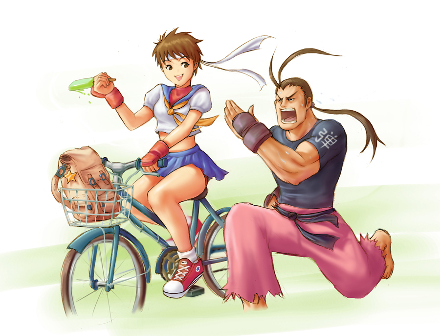 Sakura and Dan