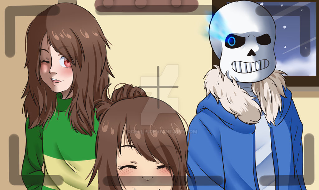 Sans Chara And Frisk Undertale Fanart By Xcelly On Deviantart Sans Chara And Frisk Undertale Fanart By Xcelly On Deviantart
