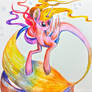 Watercolor Pencil MLP Princess Cadance