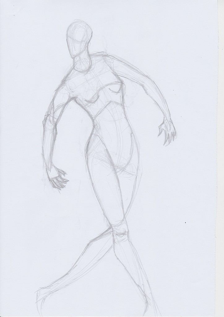 female figure study sketch by scoutct6 on DeviantArt
