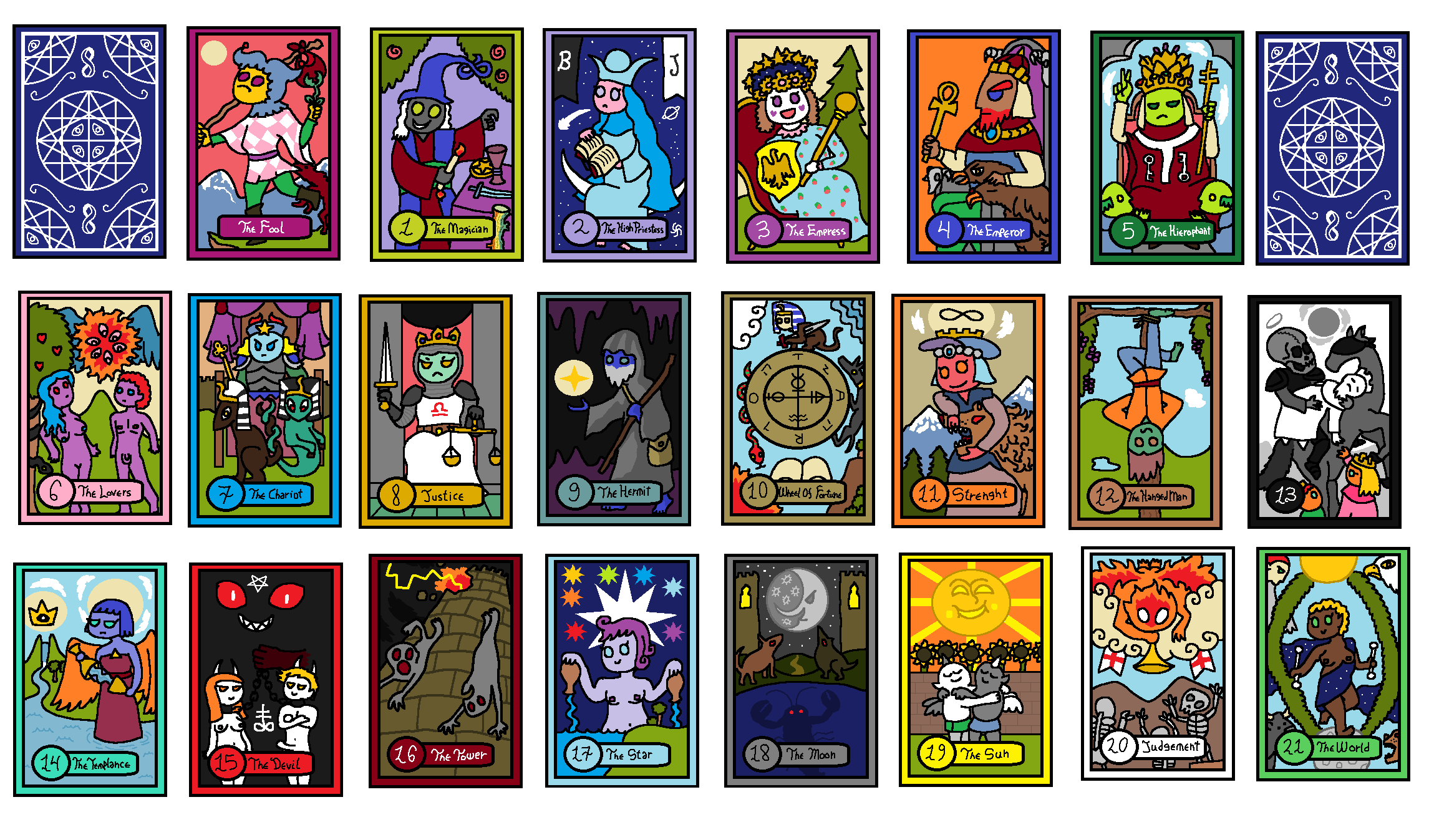 Perfekt restaurant Overhale Tarot Major Arcana by watapraski on DeviantArt