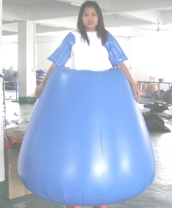 pvc inflatable sample dress by puncturegown on DeviantArt
