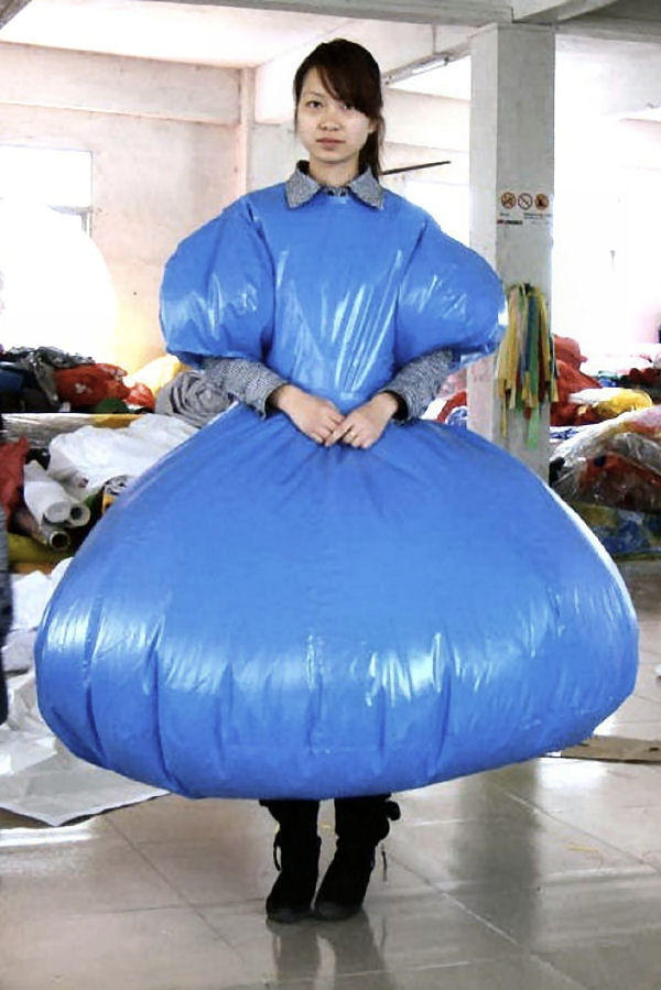 Inflatable Katie Dress By Puncturegown On DeviantArt inflatable-katie-dress-by-puncturegown-on-deviantart