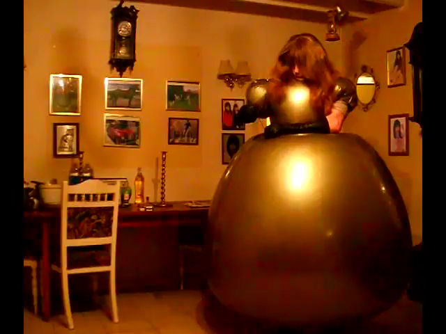 Inflatable gold PVC dress by puncturegown on DeviantArt Inflatable gold PVC dress by puncturegown on DeviantArt