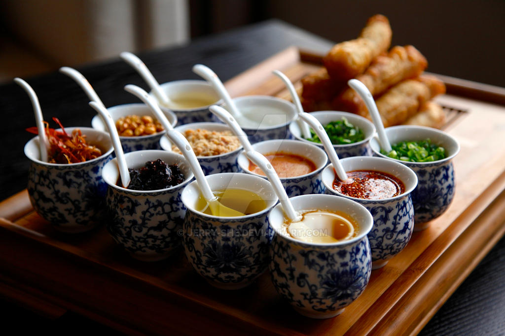 Chinese Rice Condiments Chinese Food Condiments by Jerry-she on DeviantArt