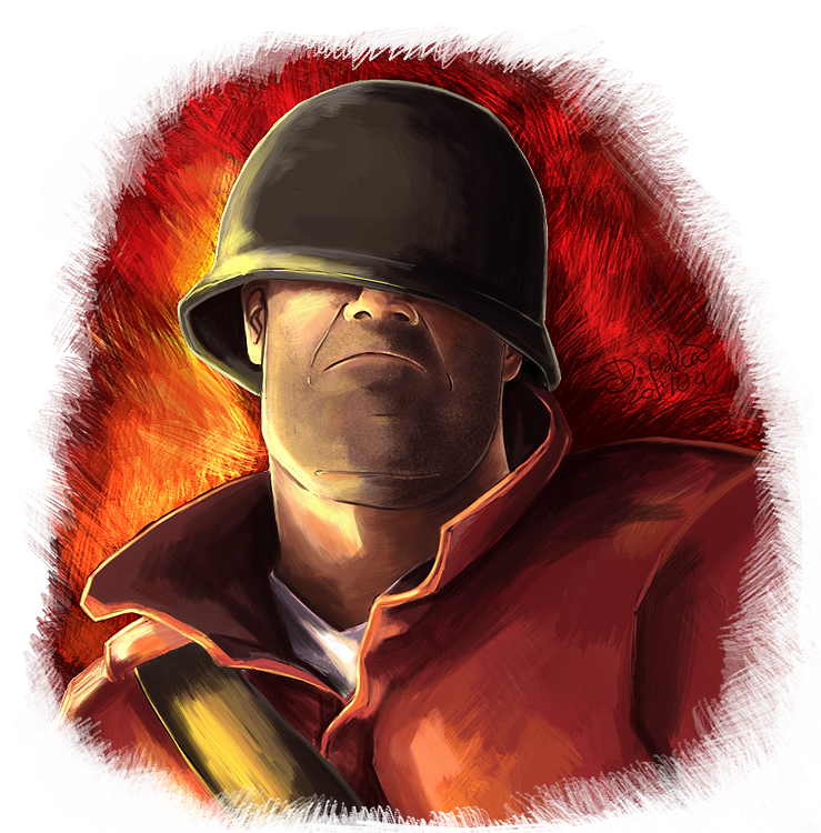 Team Fortress Soldier Portrait