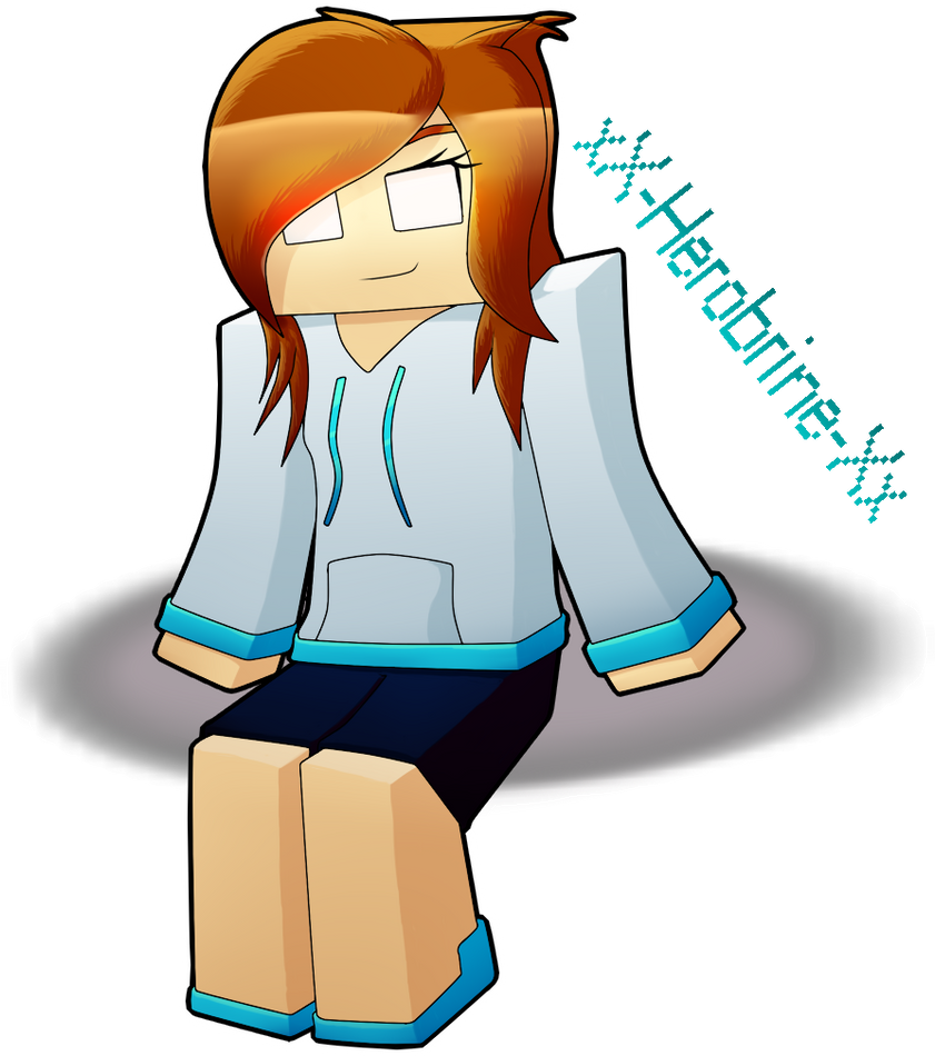 Nixediusly on X: Pro Herobrine Girl render Request by