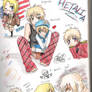 Hetalia doodles