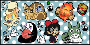 Ghibli stickers