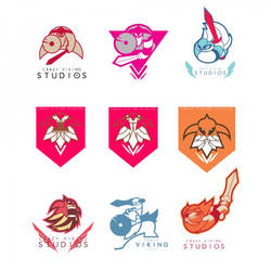 Logo Concepts for Crazy Viking Studios