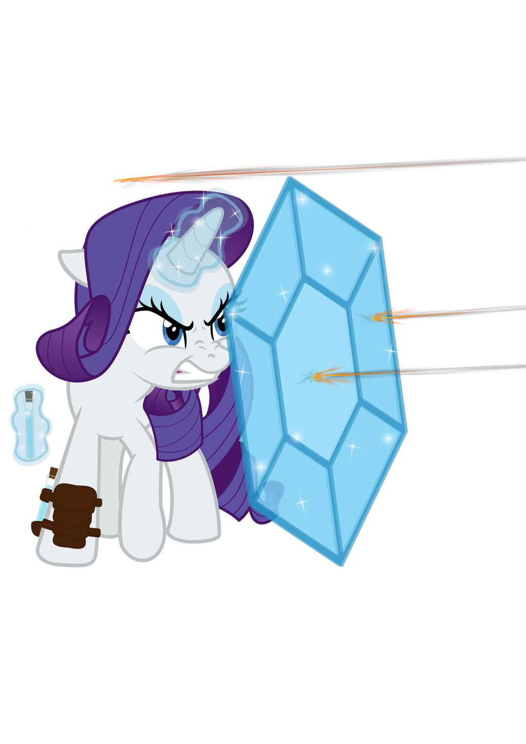 Rarity in battle by CMDR-Applejack on DeviantArt