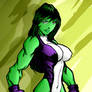 Prez's She-Hulk colored