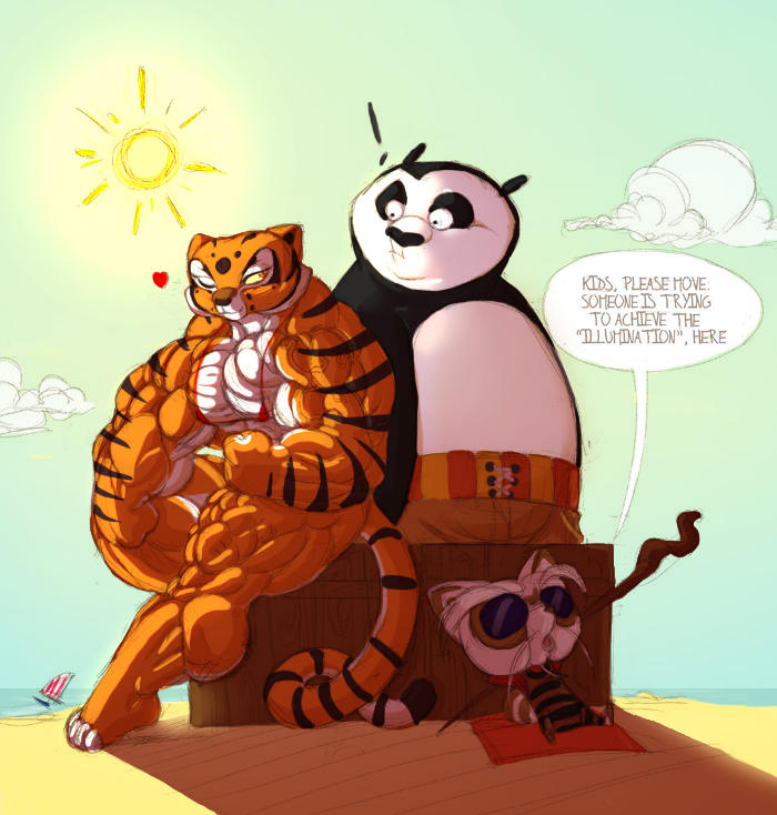 Helloween Po and Tigress by bk-kam on DeviantArt