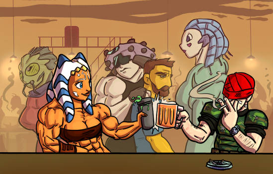 Ahsoka exile at the bar