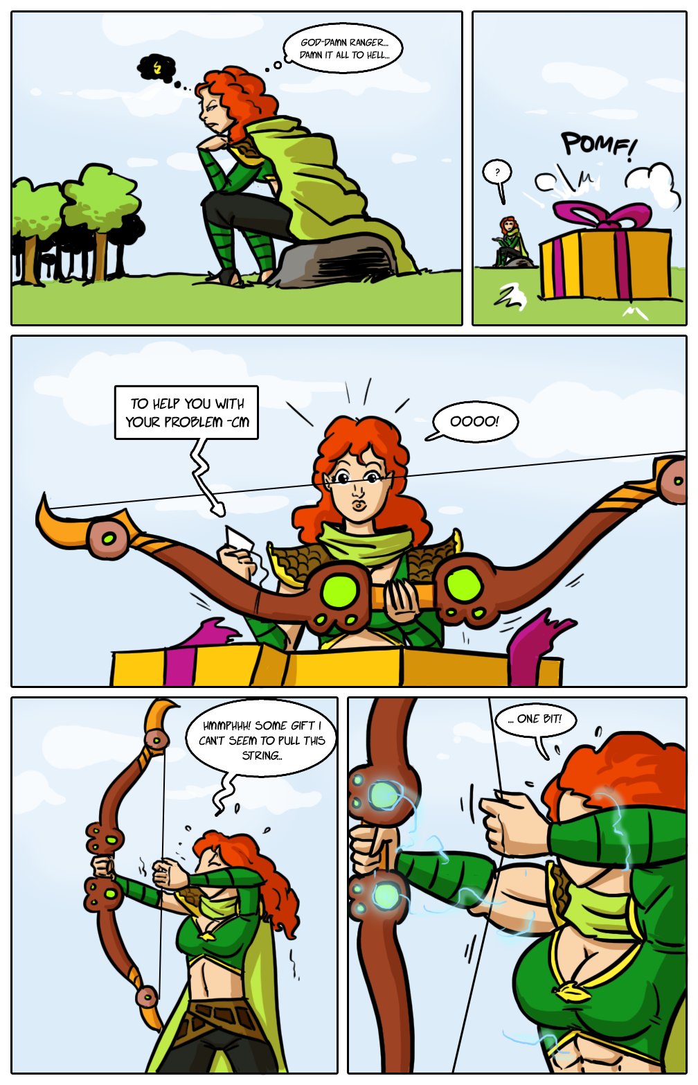 Archery contest comic page 04