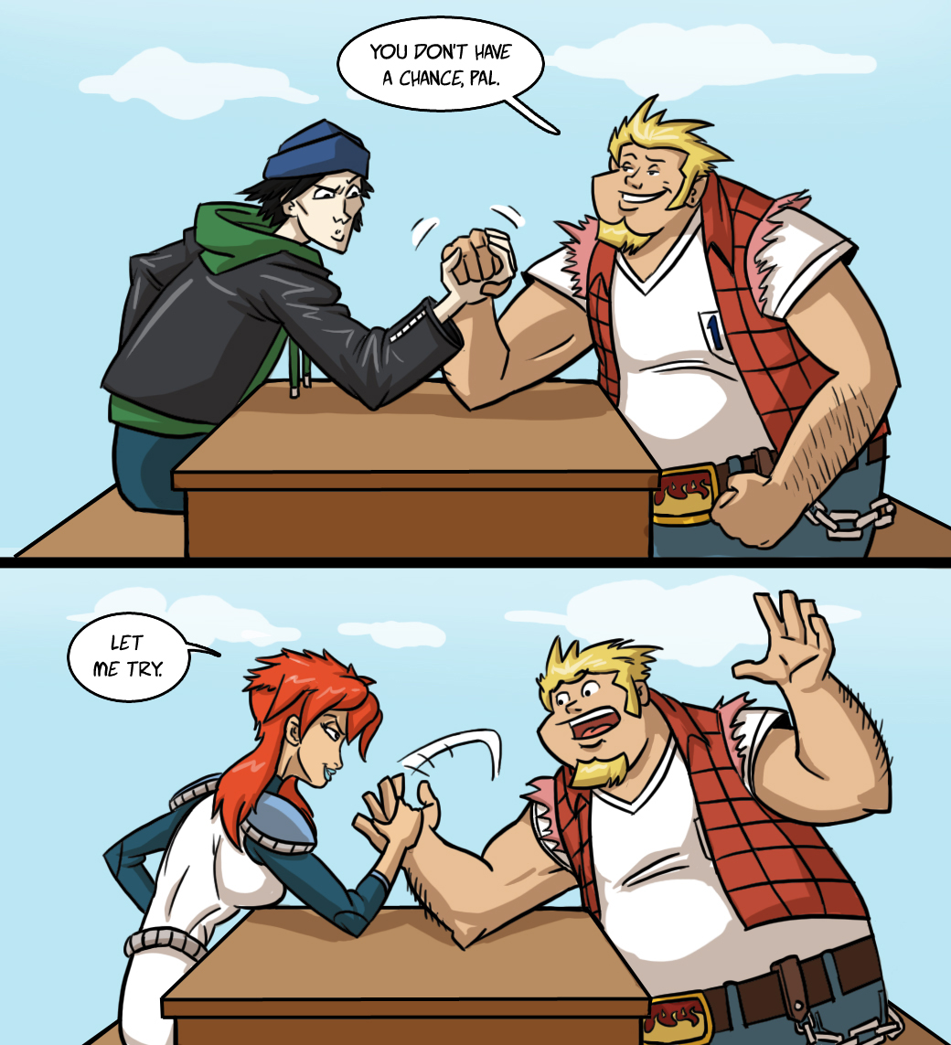 MegasXLR arm wrestling