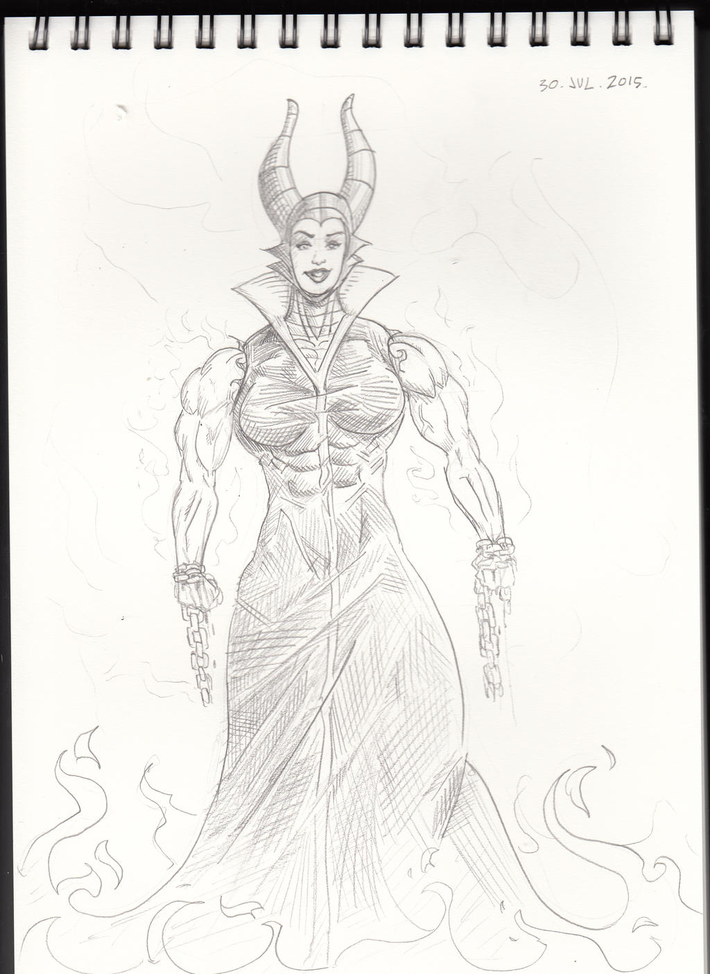 Maleficent sketch