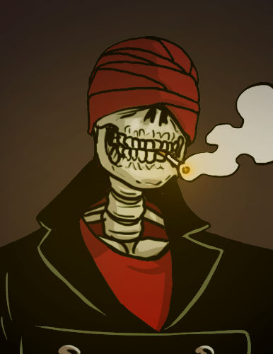 Skeleton Rizzing Bone Ritz by Ritualist on DeviantArt