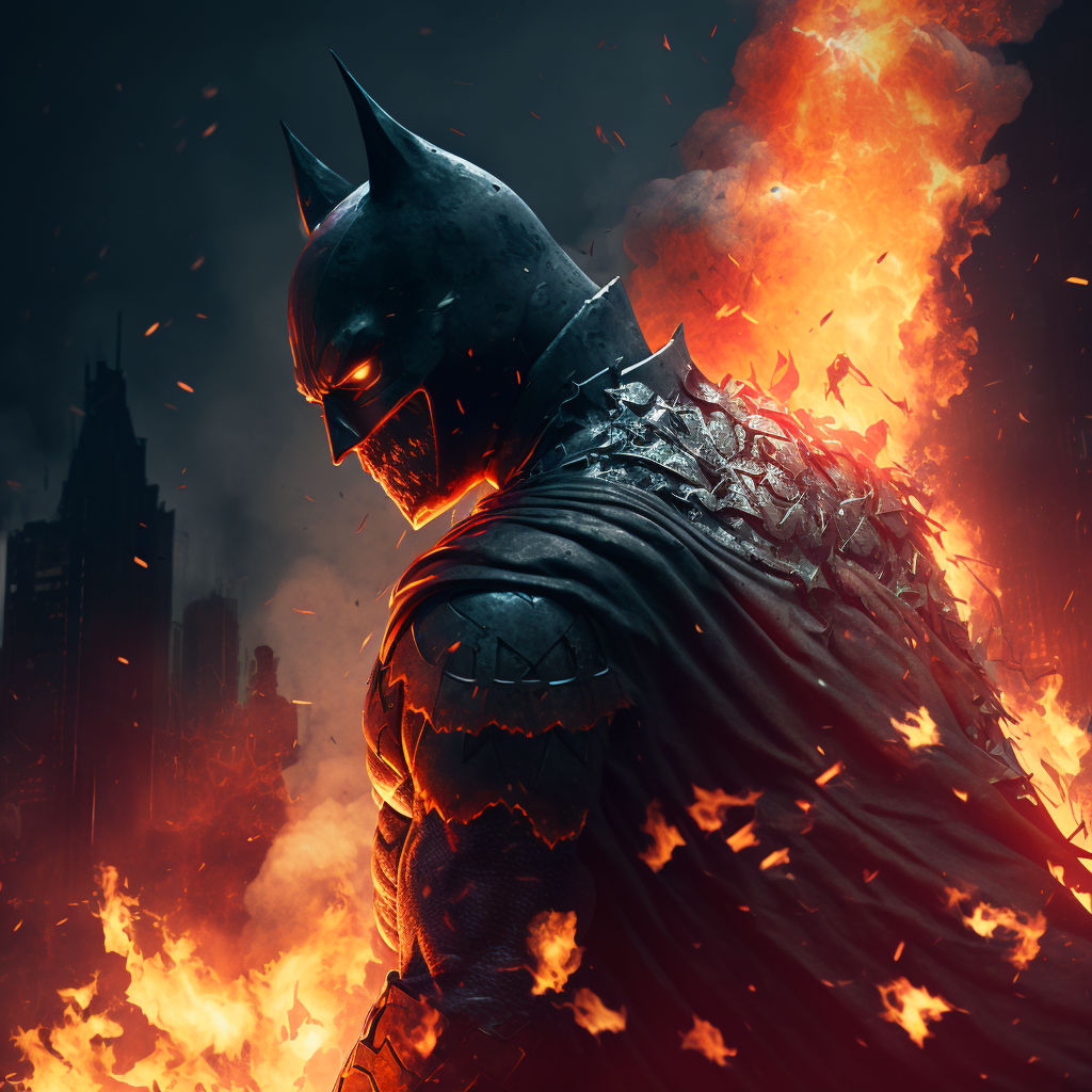 Batman Rafe Angry angry Batman gotham city in flames by max3ai on DeviantArt