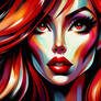 JESSICA RABBIT ABSTRACT AI