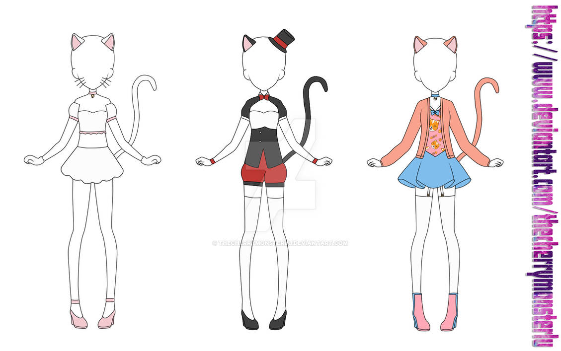 Pretty Kitty Coords ~Part 1~ by TheCherryMonsterLu on DeviantArt