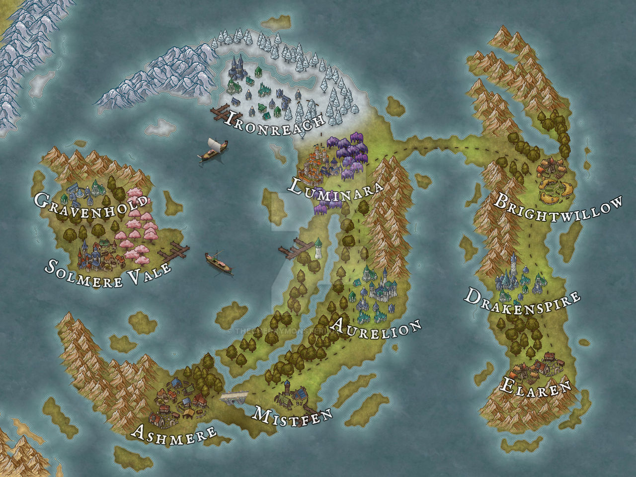Valemon Map Valemyr {RP Map} by TheCherryMonsterLu on DeviantArt