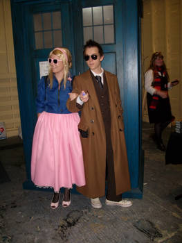 The Doctor, The Tardis and Rose