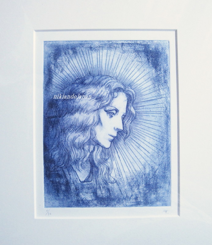 An angel in original glory (copperplate print ver)