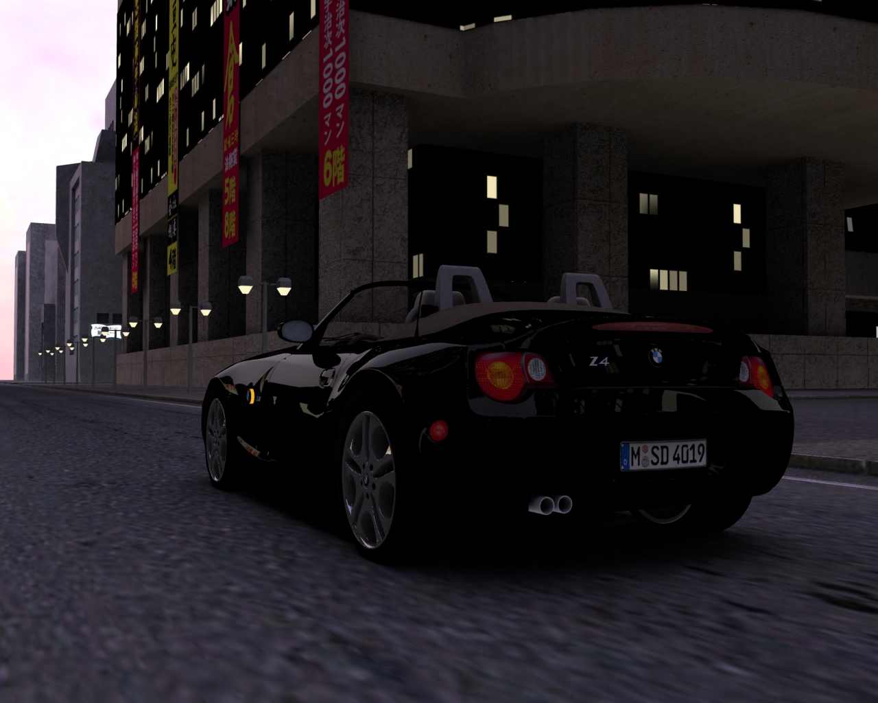 BMW Z4 in the city