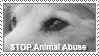 Stop Animal Abuse Stamp by Save-the-Wild