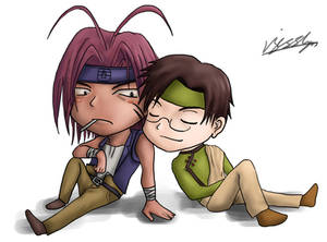 Saiyuki Reload Chibi- Gojyo and Hakkai