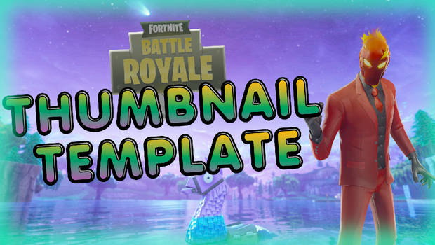 Fortnite Thumbnail Templates (Photoshop)