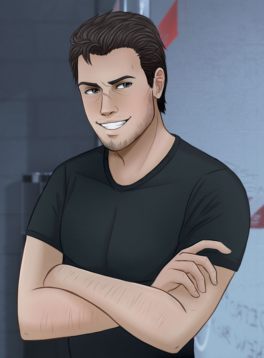 Gavin Reed by Ozaya on DeviantArt