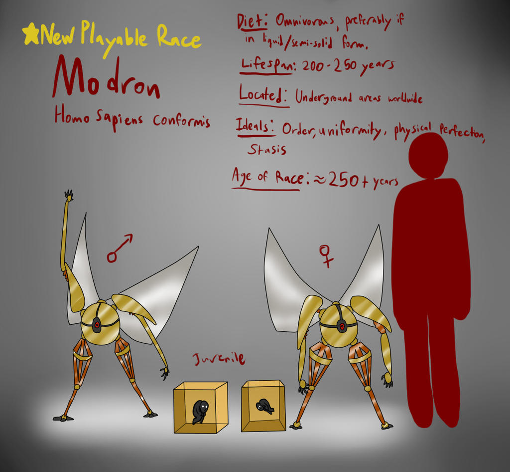 RP-ABLE RACE: Modrons by TipsyRa1d3n on DeviantArt
