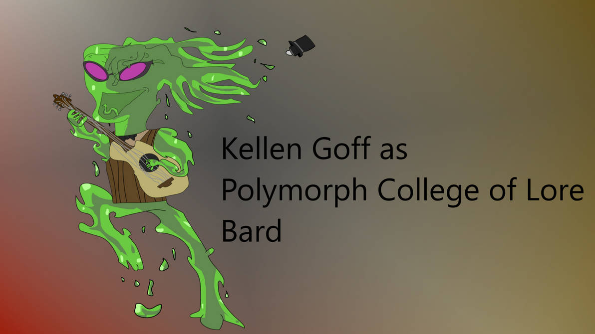 Kellen Goff as Polymorph College of Lore Bard by CheapGP on DeviantArt
