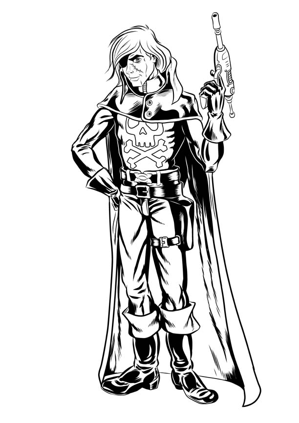 Captain Harlock Inks