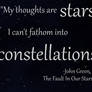 Stars, Constellations, and Thoughts
