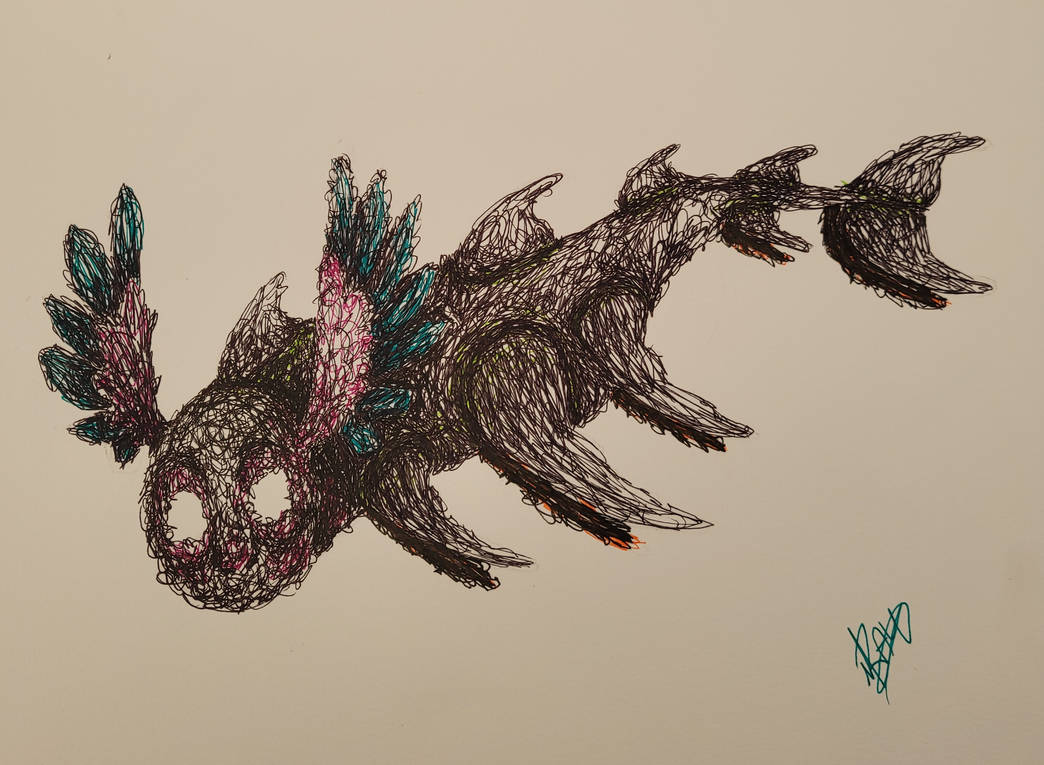 Demon Scrible Scribble demon by ZeroDommi on DeviantArt