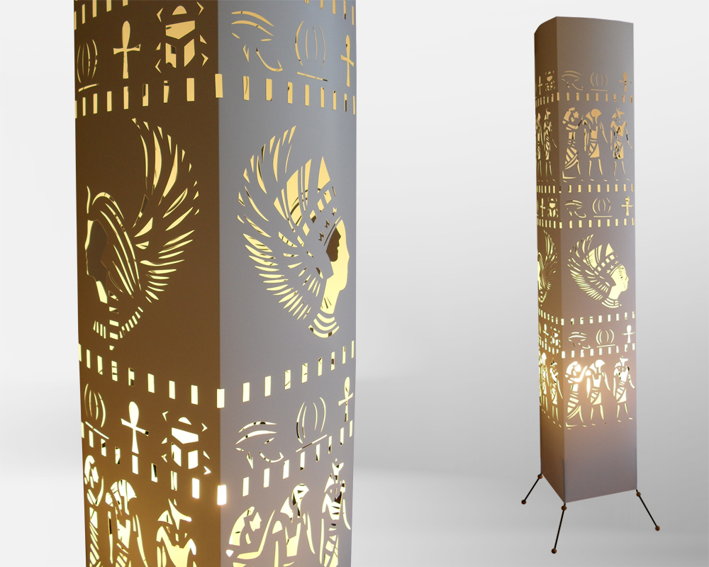 Egypt Floor Lamp By Gallinidesign1 On Deviantart