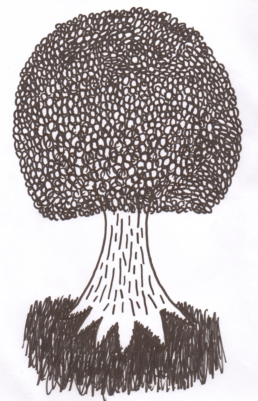 Tree Sharpie Drawing Sharpie Tree by RipplesRippling on DeviantArt