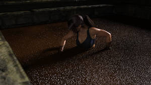 Lara in the Mayan Temple 02