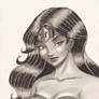Wonder Woman Pencil Sketch