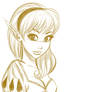 Elf Girl Sketch