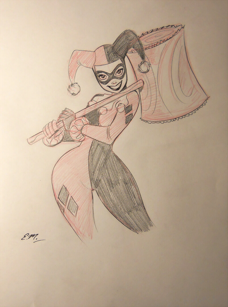 Harley Pencil Sketch