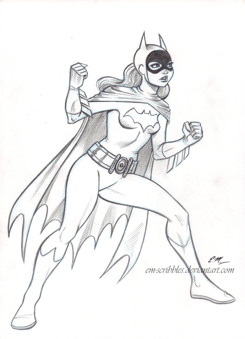 Batgirl Sketch Commission