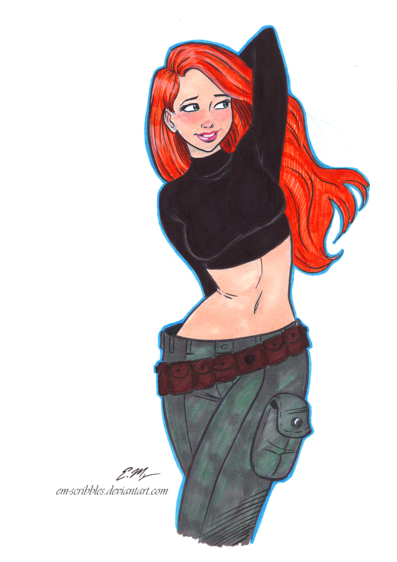 Kim Possible Marker Sketch