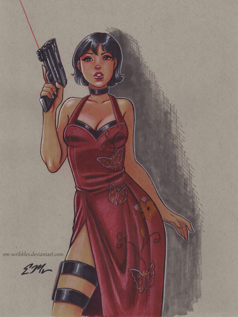 Ada Wong by em-scribbles on DeviantArt
