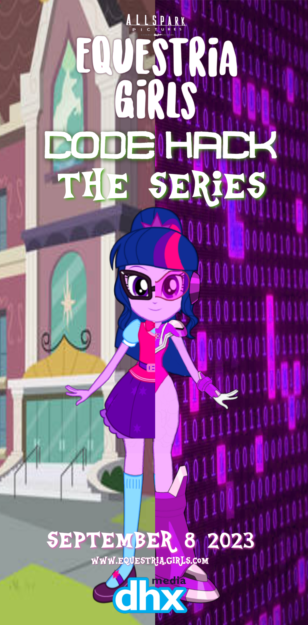 Mini Code Scan Equestria Equestria Girls Code Hack The Series (2023) Poster by Danyviani on ...