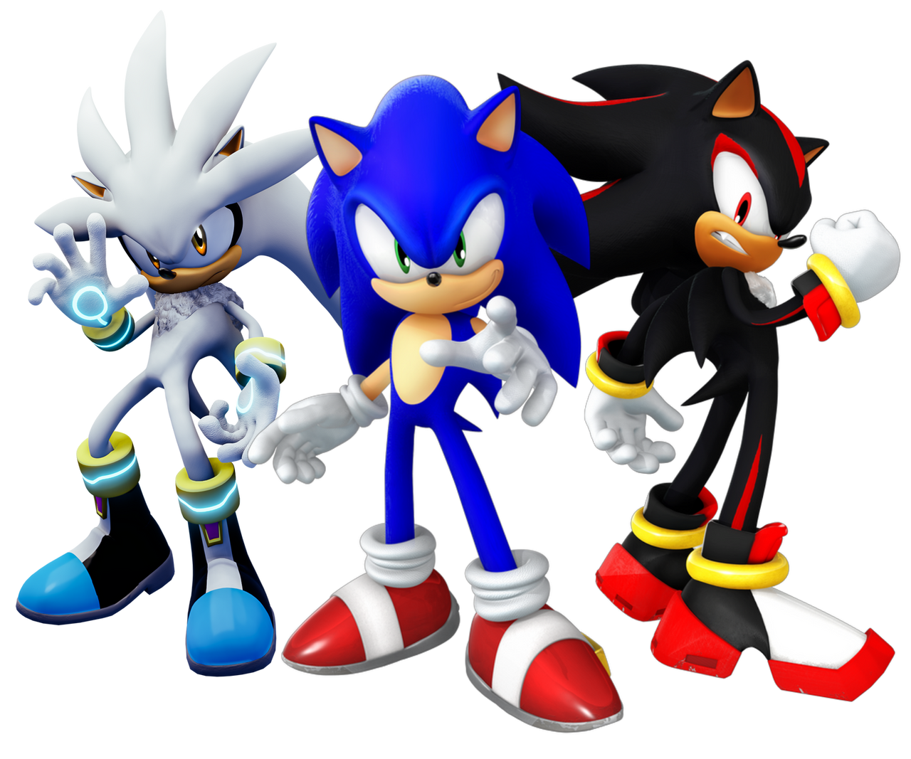 Sonic Silver Shadow Render 06 (2024) Remastered by Danyviani on DeviantArt